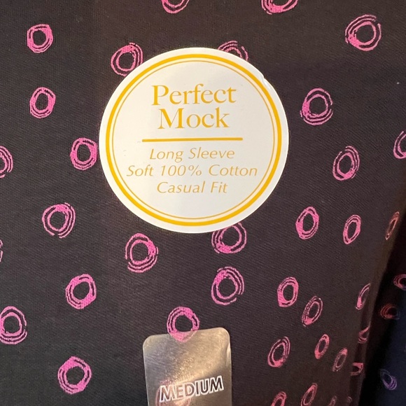 Kim Rogers 100% Cotton Long Sleeve Top-New - Picture 2 of 5